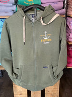 Baltrum Herren Hoodie-Jacke "Seagras"
