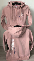 Baltrum Damen Hoodie-Jacke "Pearl mit weiß"